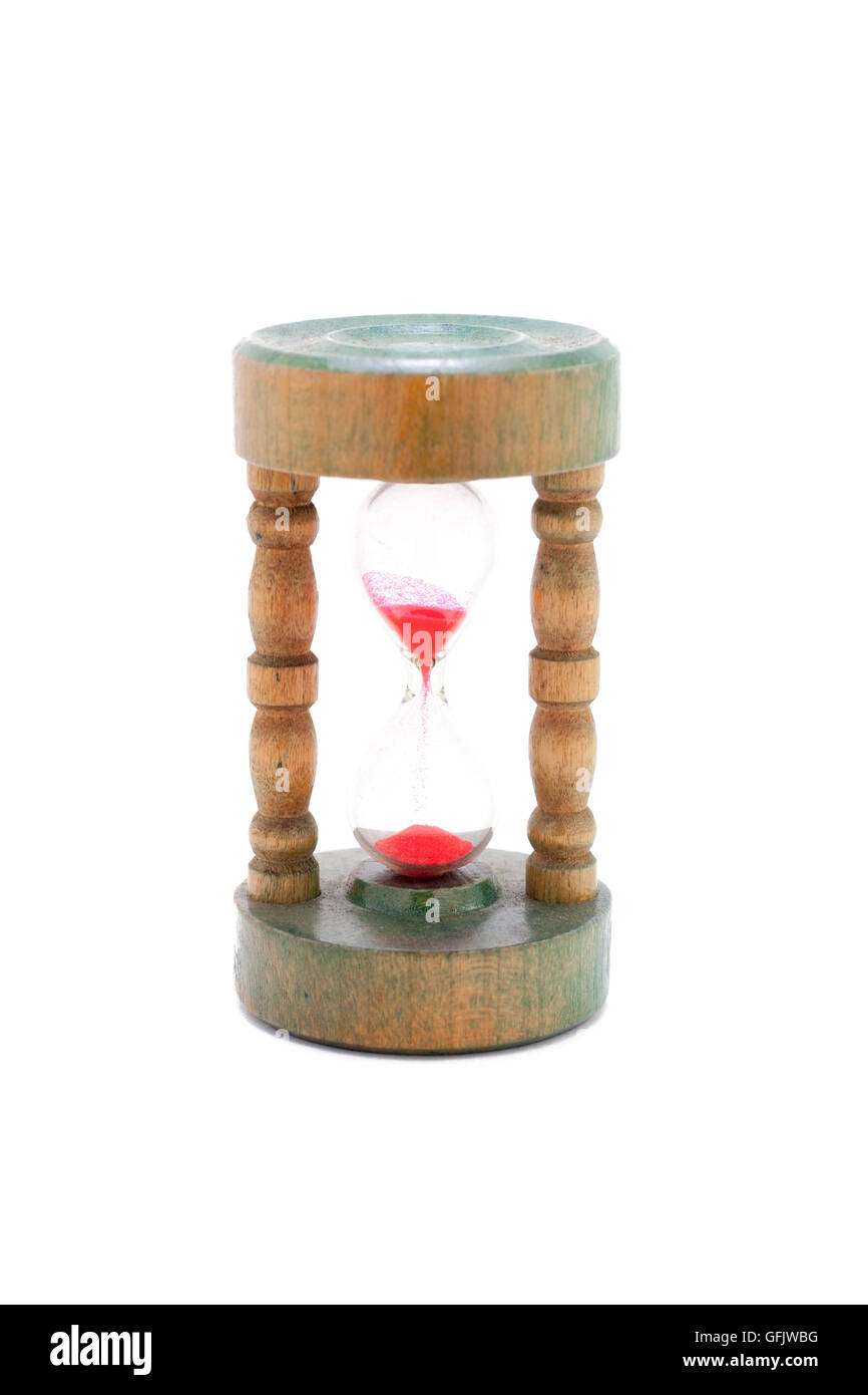Medium Hourglass - Clear/White