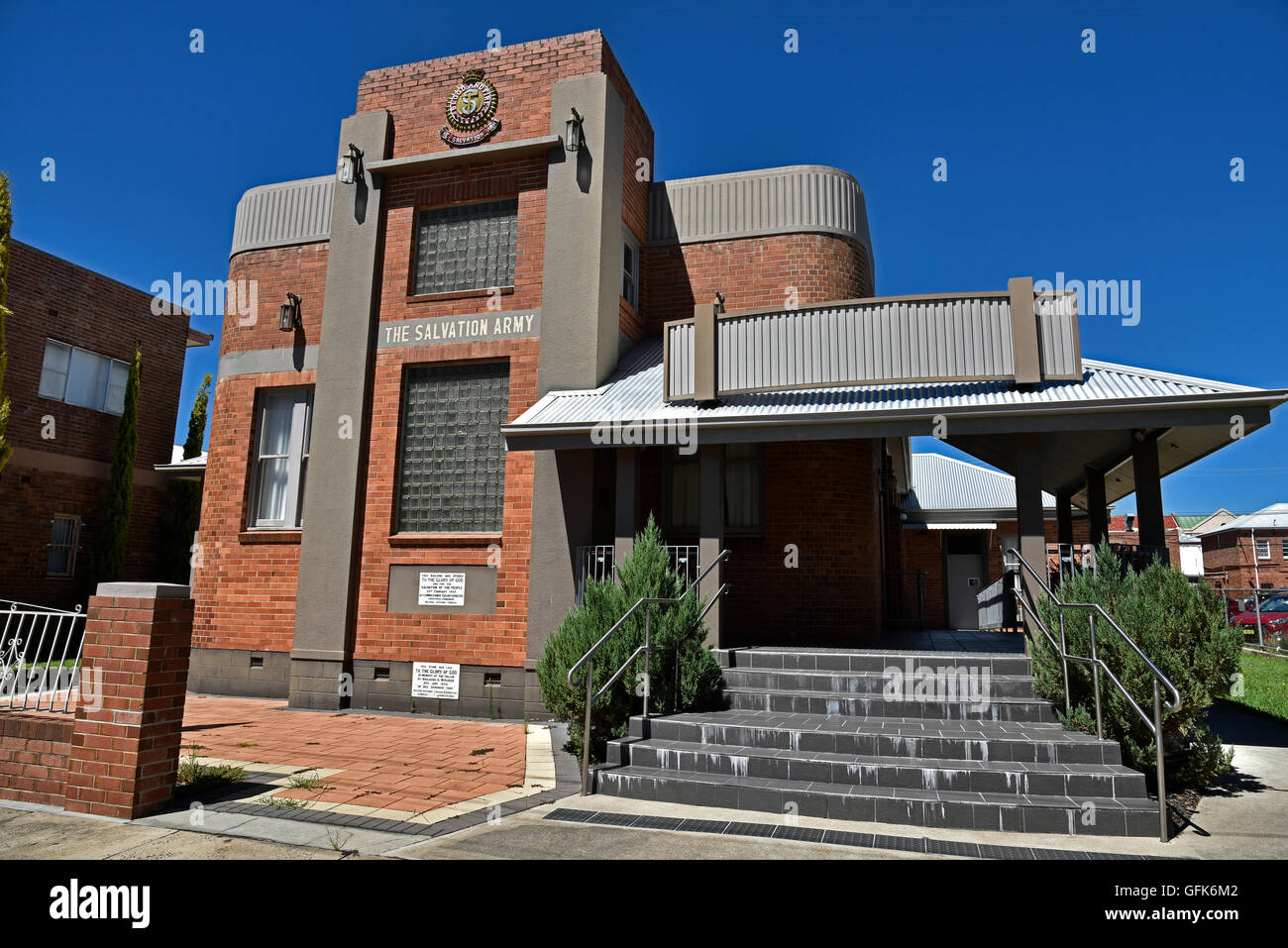 the salvation army building in Inverell in nsw, new south wales
