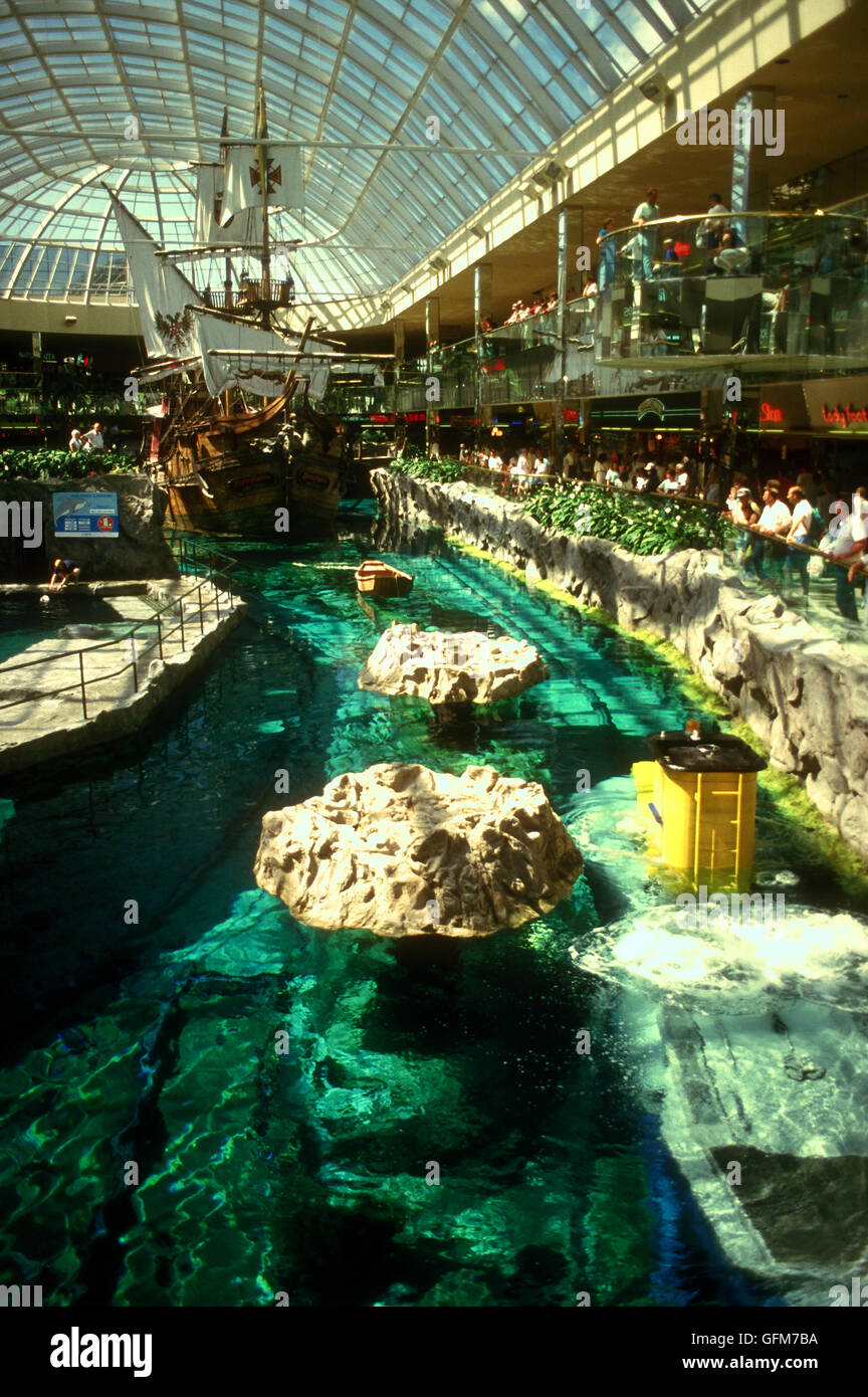 Submarine ride at the West Edmonton Mall located in Edmonton, Alberta, Canada. Stock Photo