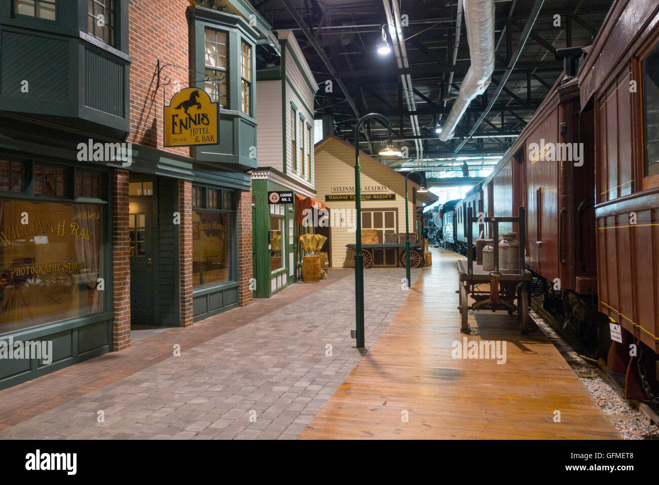 Railroad Museum of Pennsylvania Strasburg PA Stock Photo Alamy