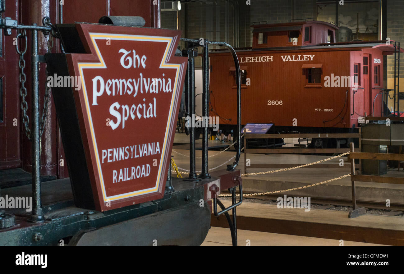 Railroad Museum of Pennsylvania Strasburg PA Stock Photo Alamy