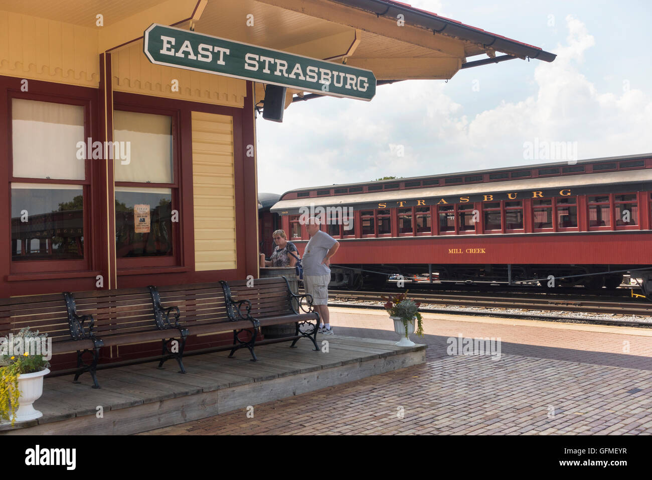 Railroad Museum of Pennsylvania Strasburg PA Stock Photo Alamy
