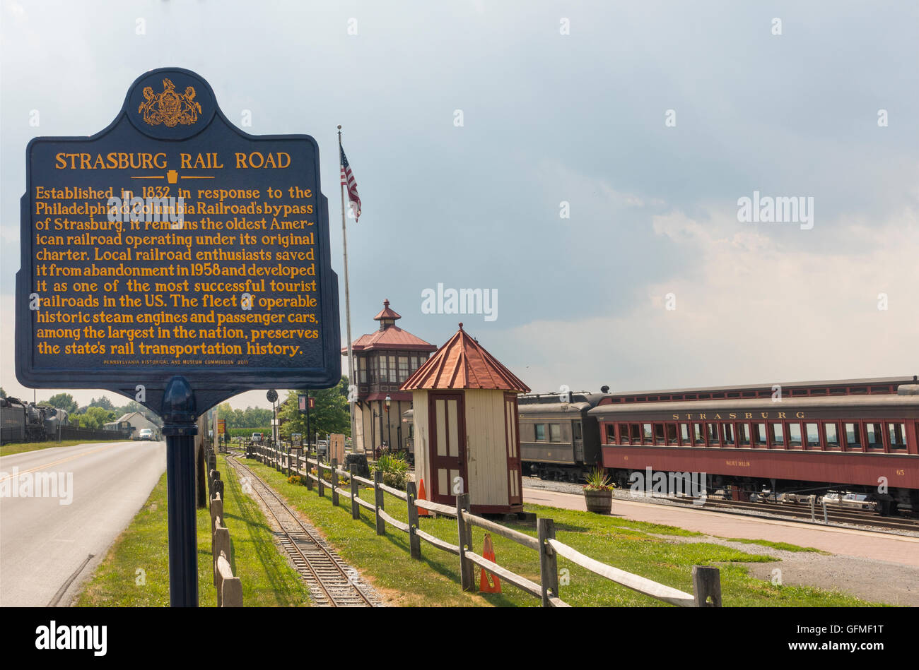 Railroad Museum of Pennsylvania Strasburg PA Stock Photo Alamy