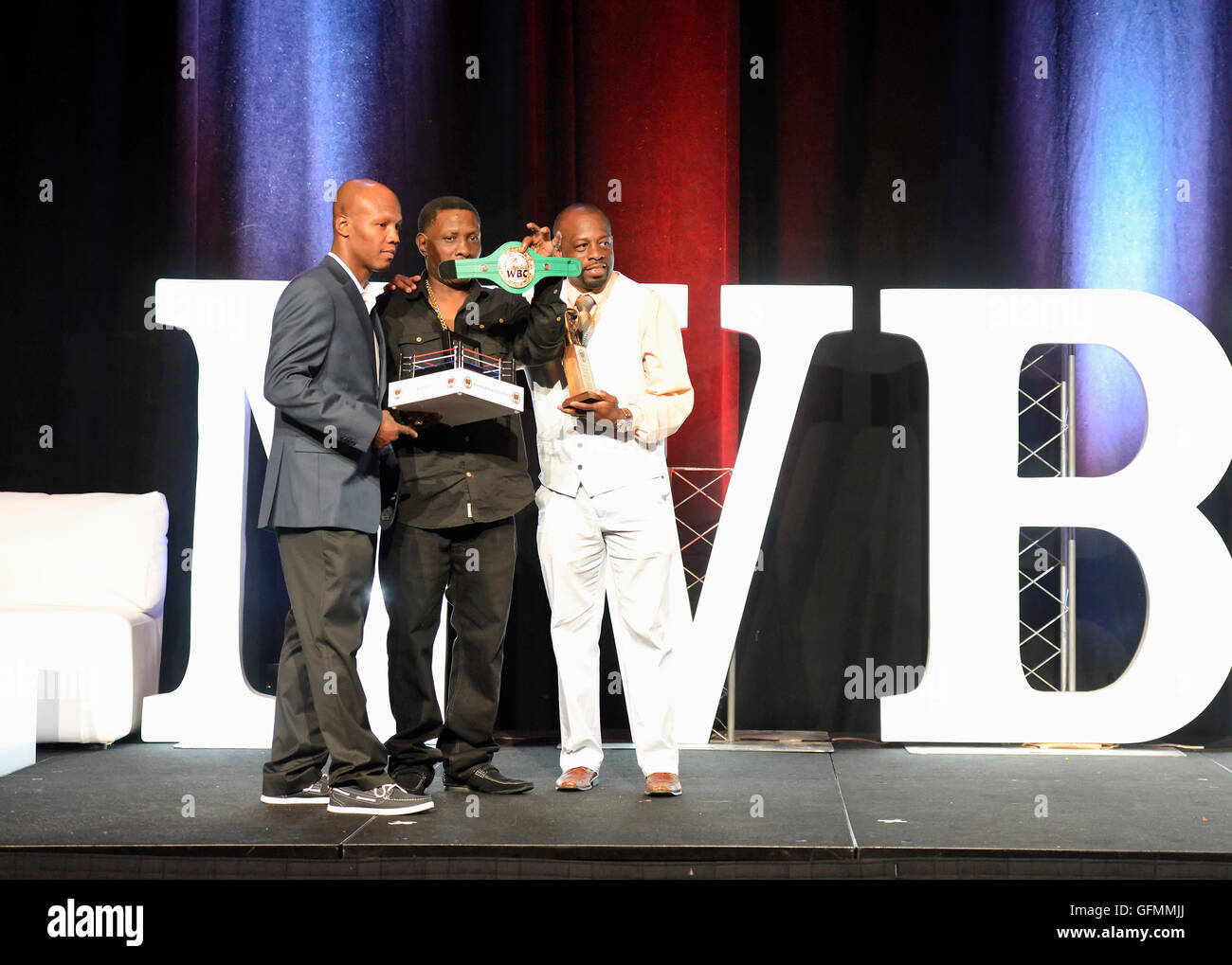 Las Vegas, Nevada, USA. 30th July, 2016. Pernell Whitaker former Lightweight and Welterweight World Champion honored at the 4th Annual Nevada Boxing Hall of Fame Induction Ceremony Credit:  Ken Howard/Alamy Live News Stock Photo