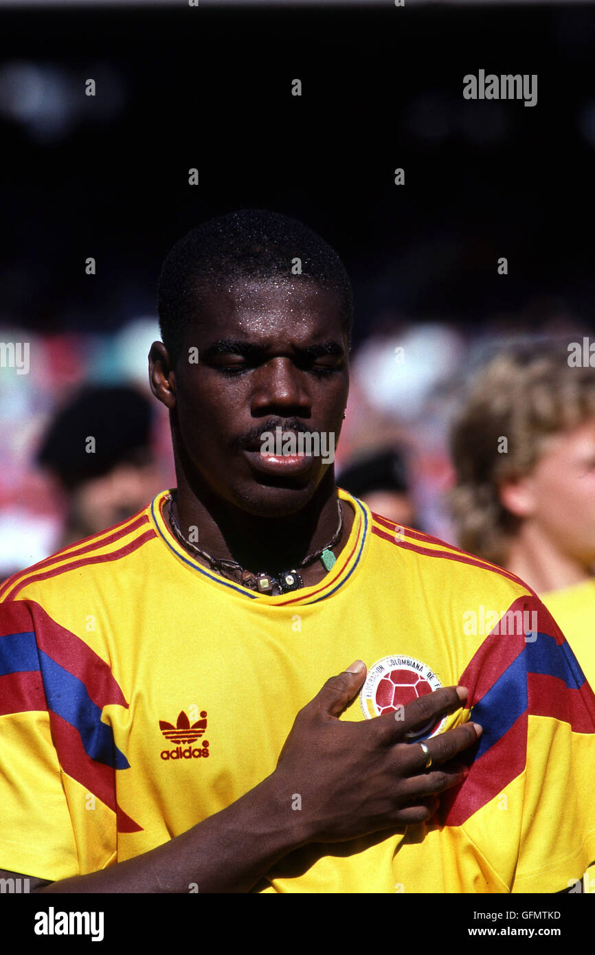 Colombia 1990 outlet world cup jersey