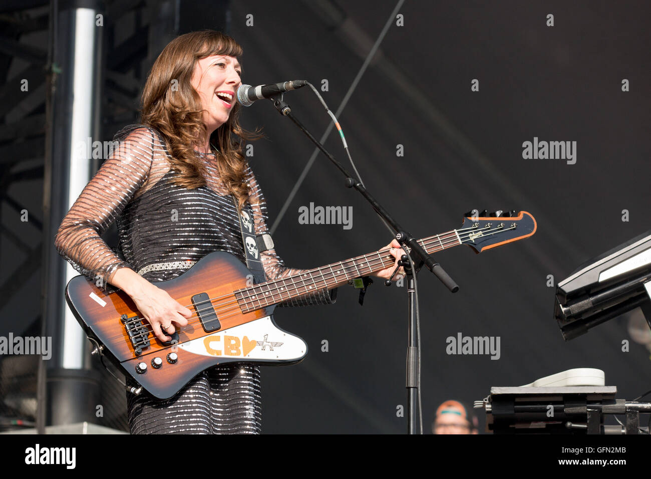 Nikki monninger of silversun pickups hi-res stock photography and