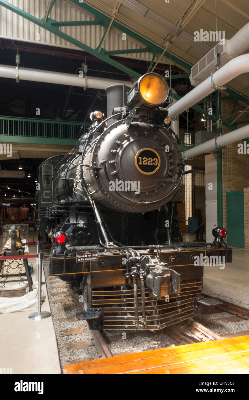 Railroad Museum of Pennsylvania Lancaster PA Stock Photo