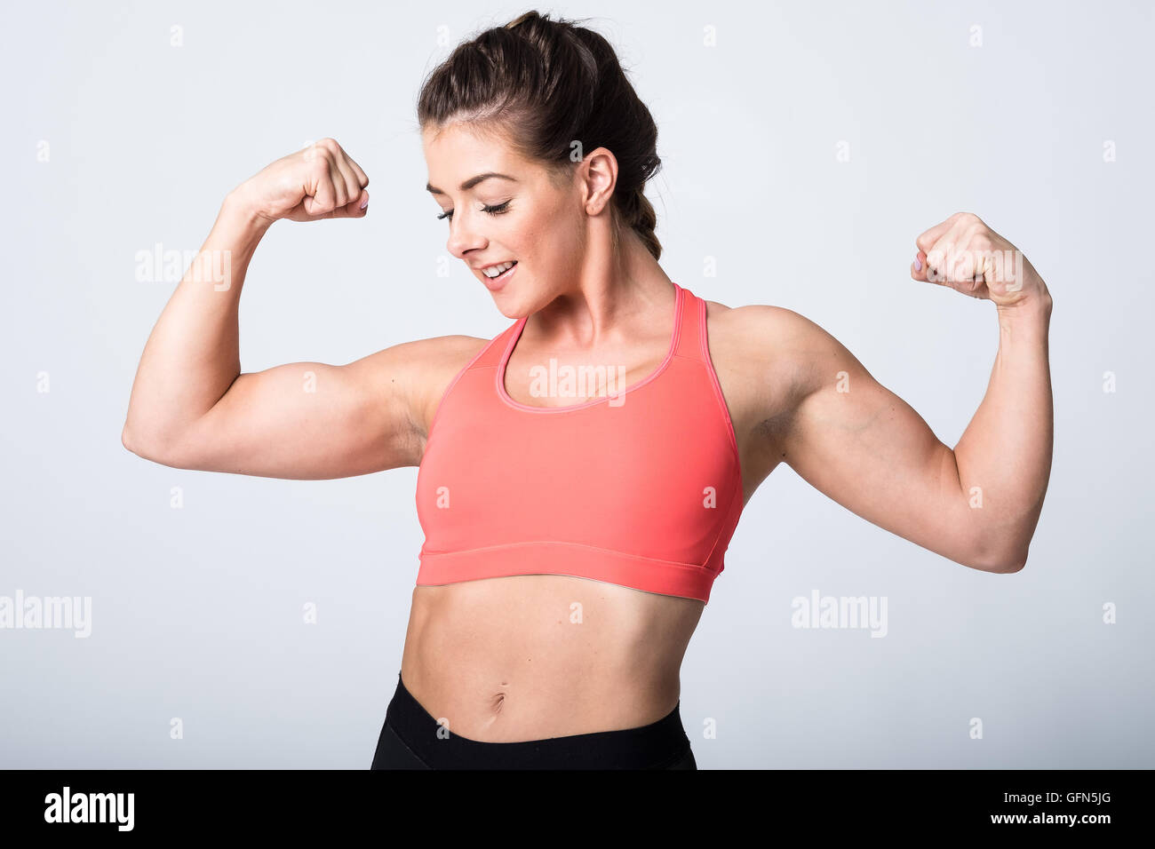 Tanned biceps hi-res stock photography and images - Alamy