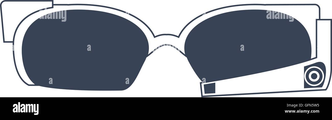 high technology glasses icon Stock Vector Image & Art - Alamy