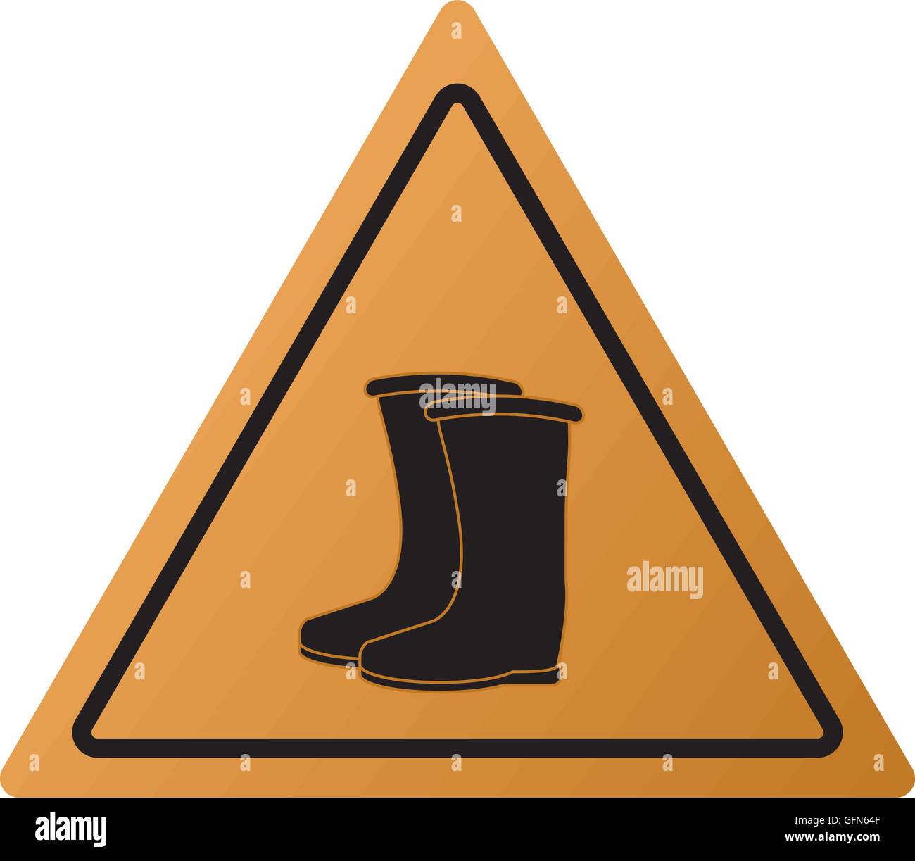 Industrial footwear sign Stock Vector Images - Alamy