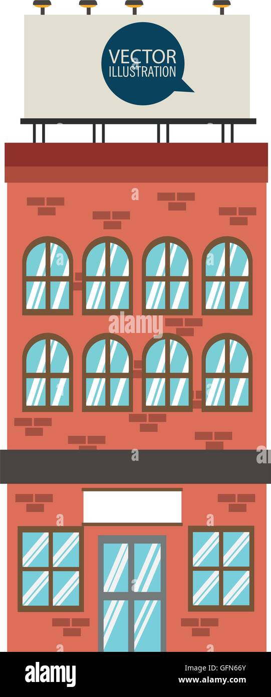 single brick building icon Stock Vector Image & Art - Alamy