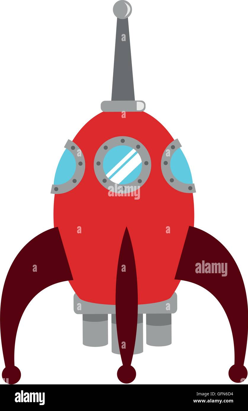 toy rocket icon Stock Vector Image & Art - Alamy
