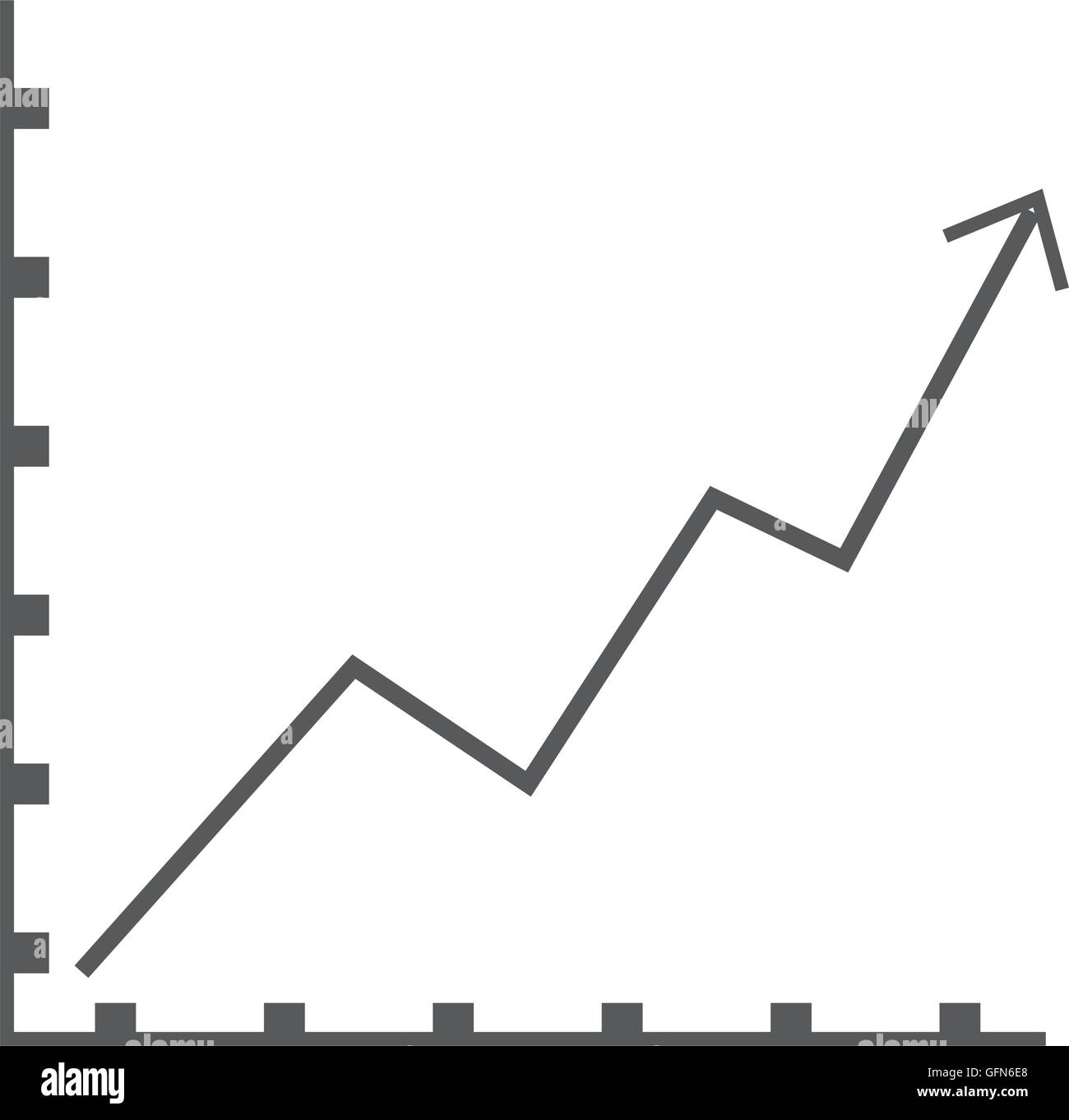 graph chart icon Stock Vector Image & Art - Alamy