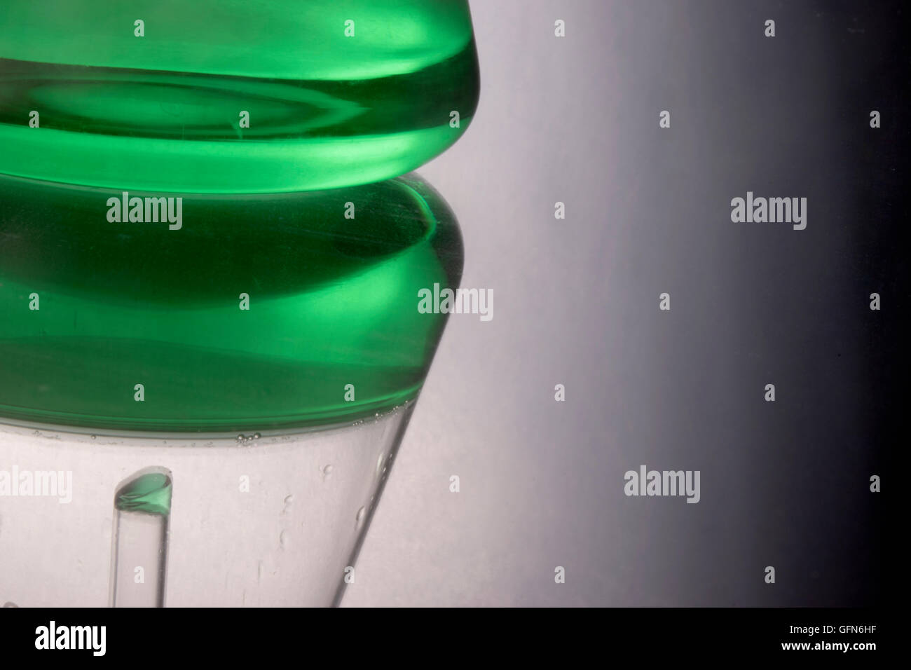 laboratory experiment with green chemistry Stock Photo Alamy