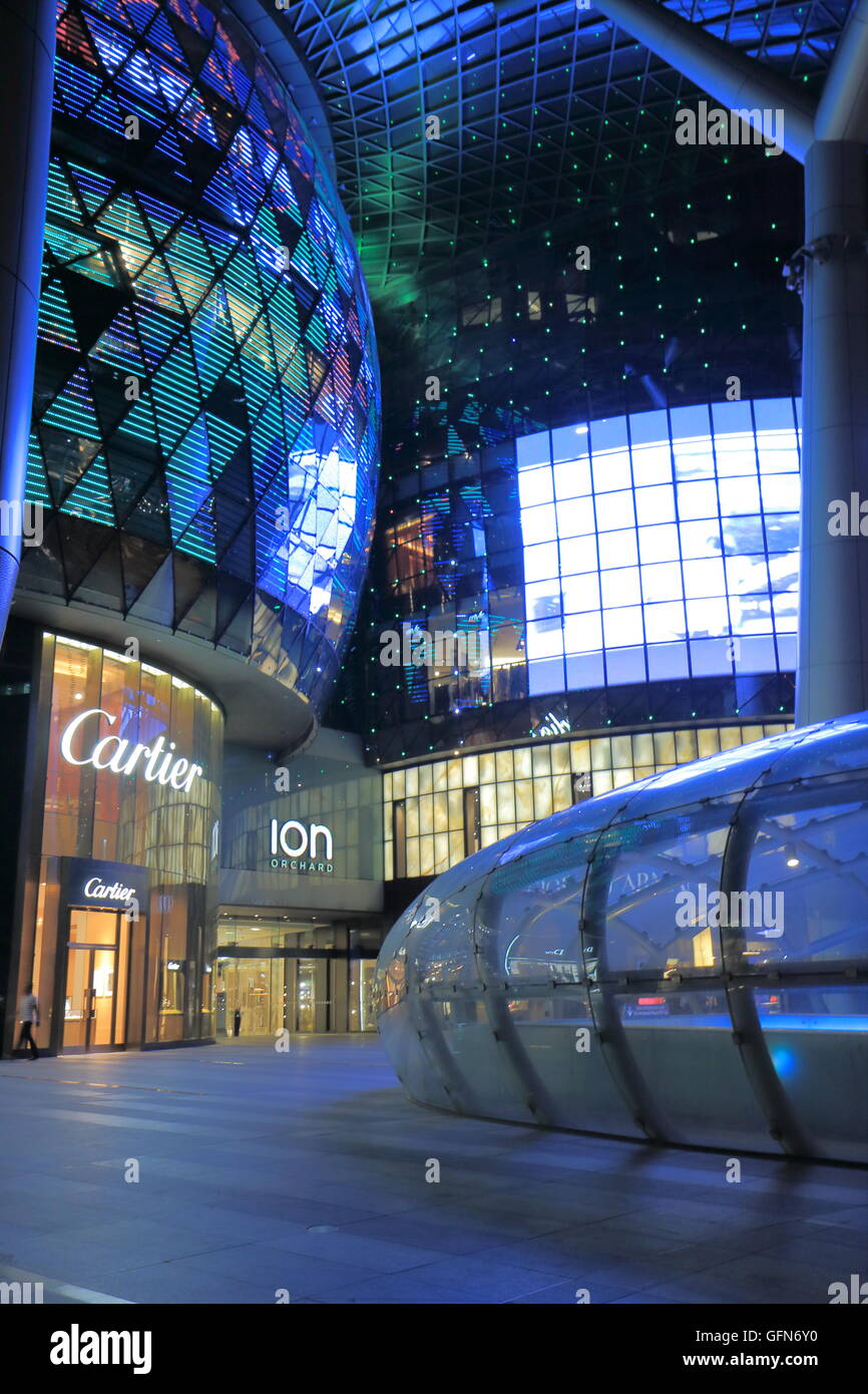 ION Orchard department store in Singapore Stock Photo Alamy