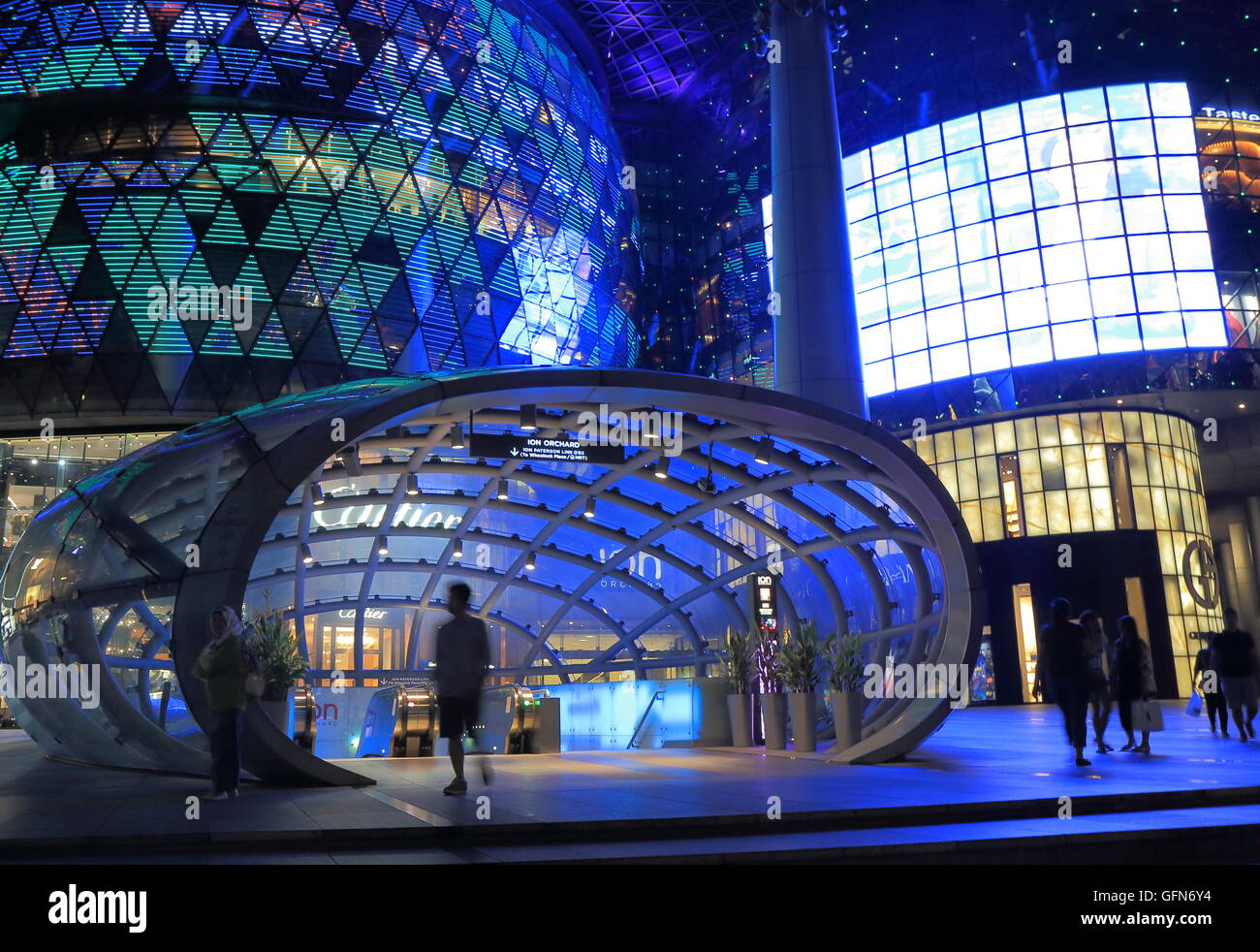 ION Orchard department store in Singapore Stock Photo Alamy
