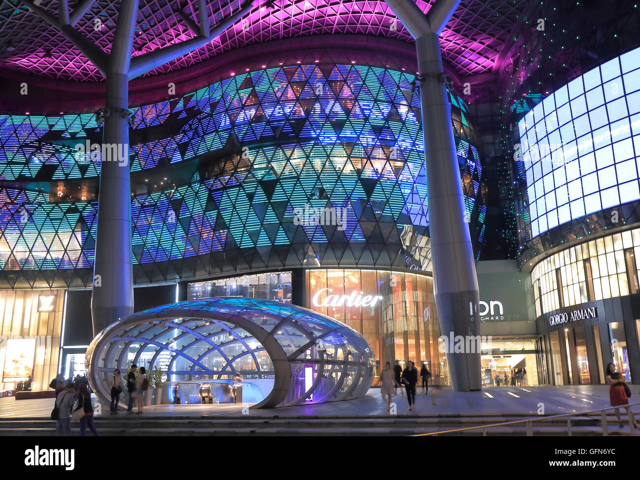 ION Orchard department store in Singapore Stock Photo Alamy