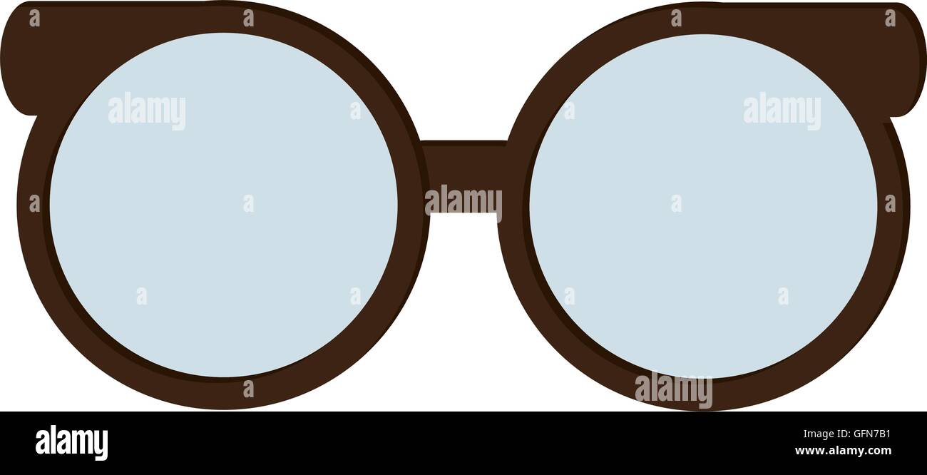 round frame glasses icon Stock Vector Image & Art - Alamy