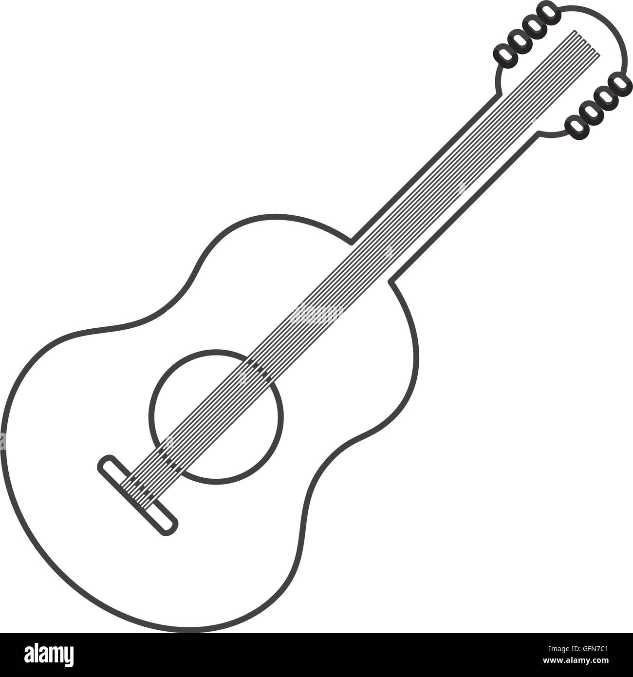 acoustic guitar icon Stock Vector Image & Art - Alamy