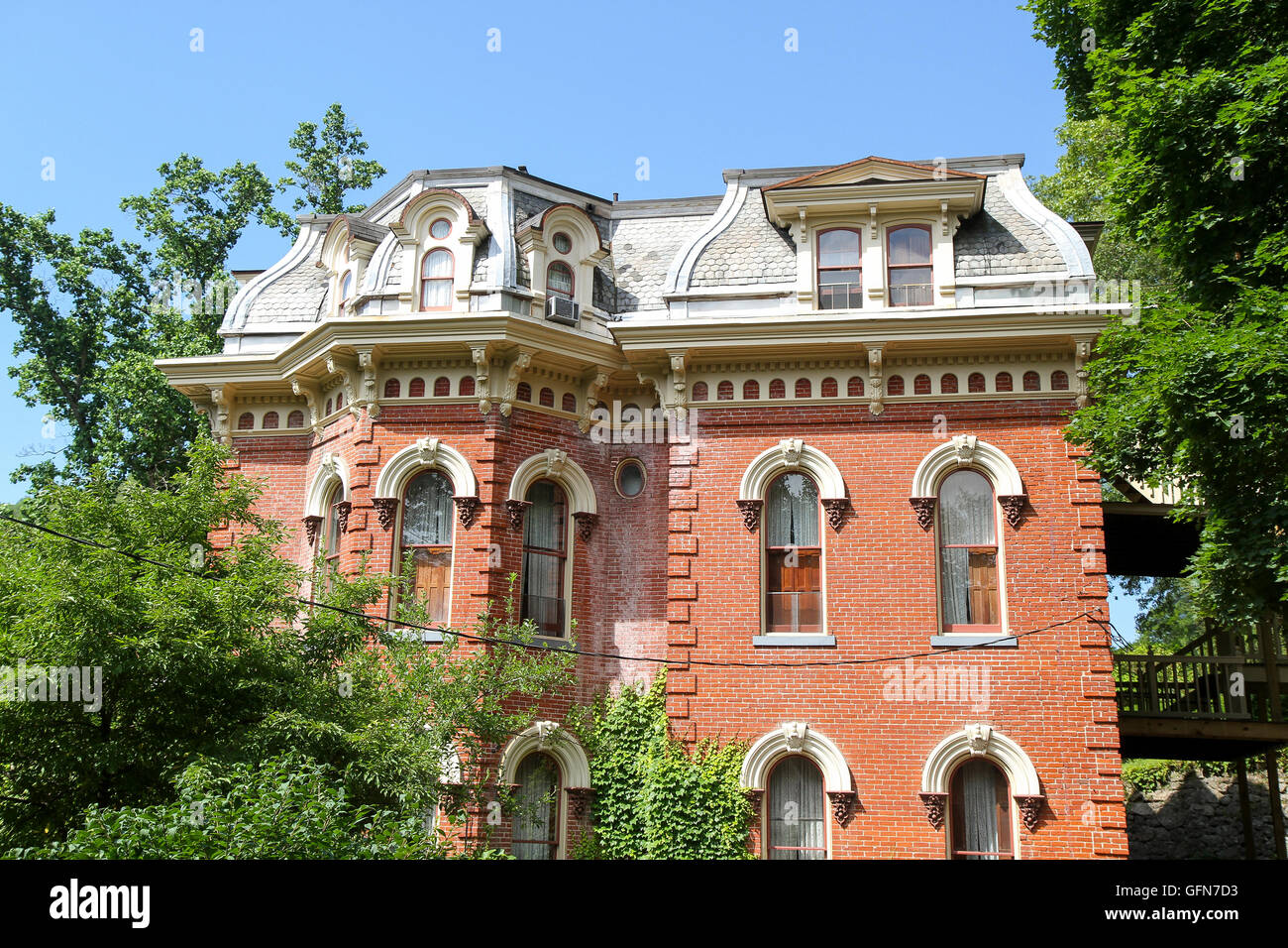 Harry Packer Mansion, now a bed and breakfast, in Jim Thorpe