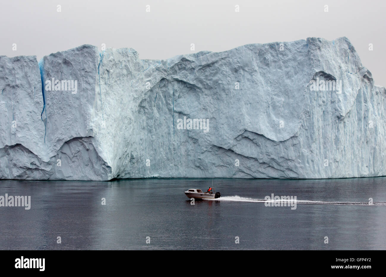 Iceberg, Ilulissat Icefjord, Ilulissat, Greenland Stock Photo