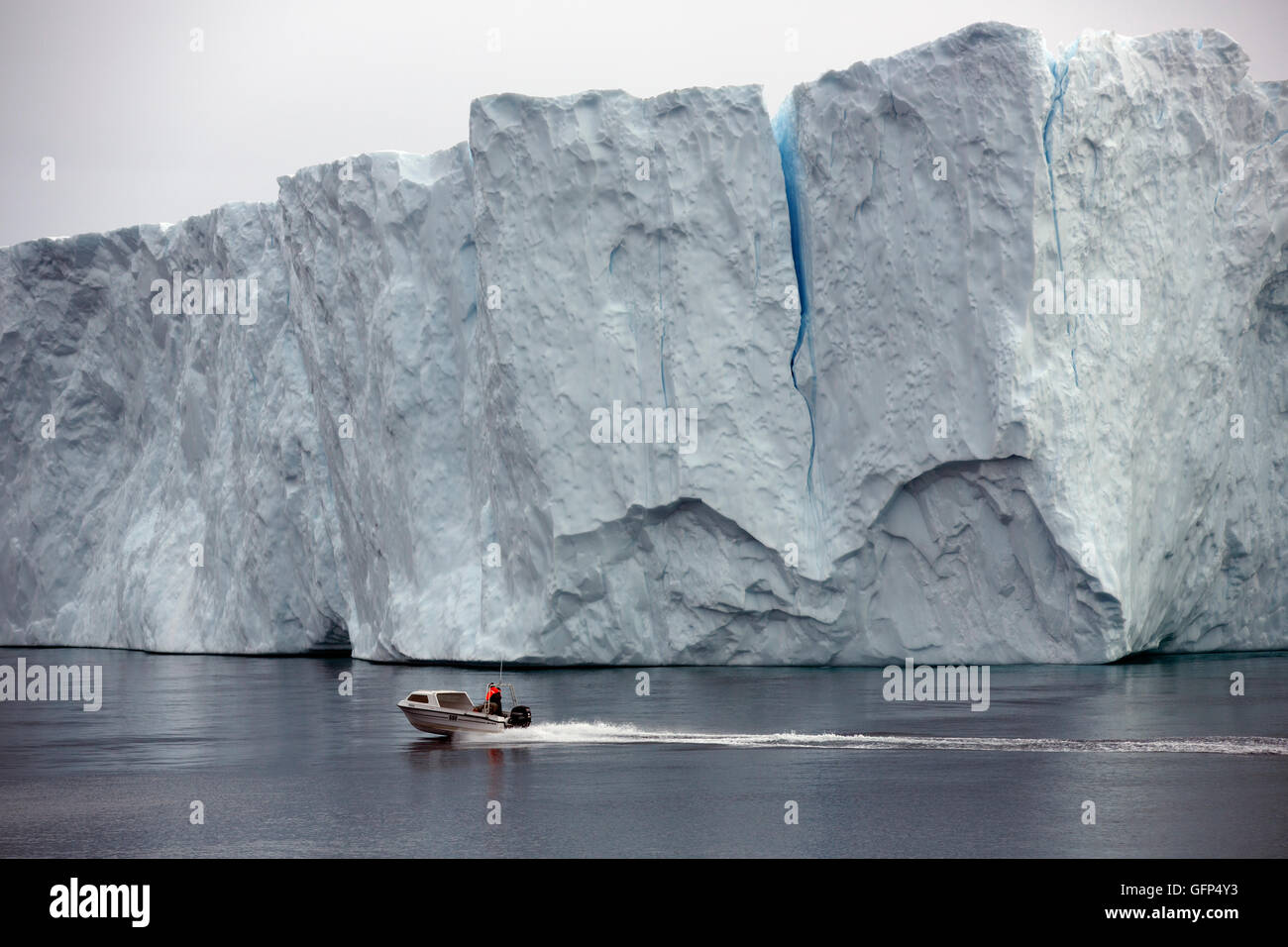 Iceberg, Ilulissat Icefjord, Ilulissat, Greenland Stock Photo