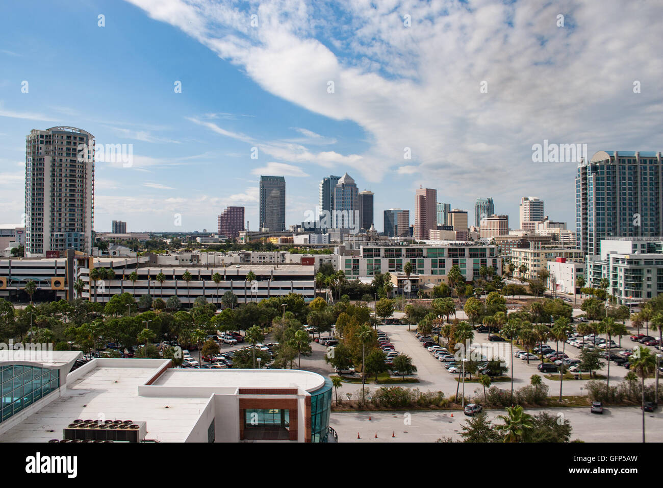 Tampa Skyline Stock Photo
