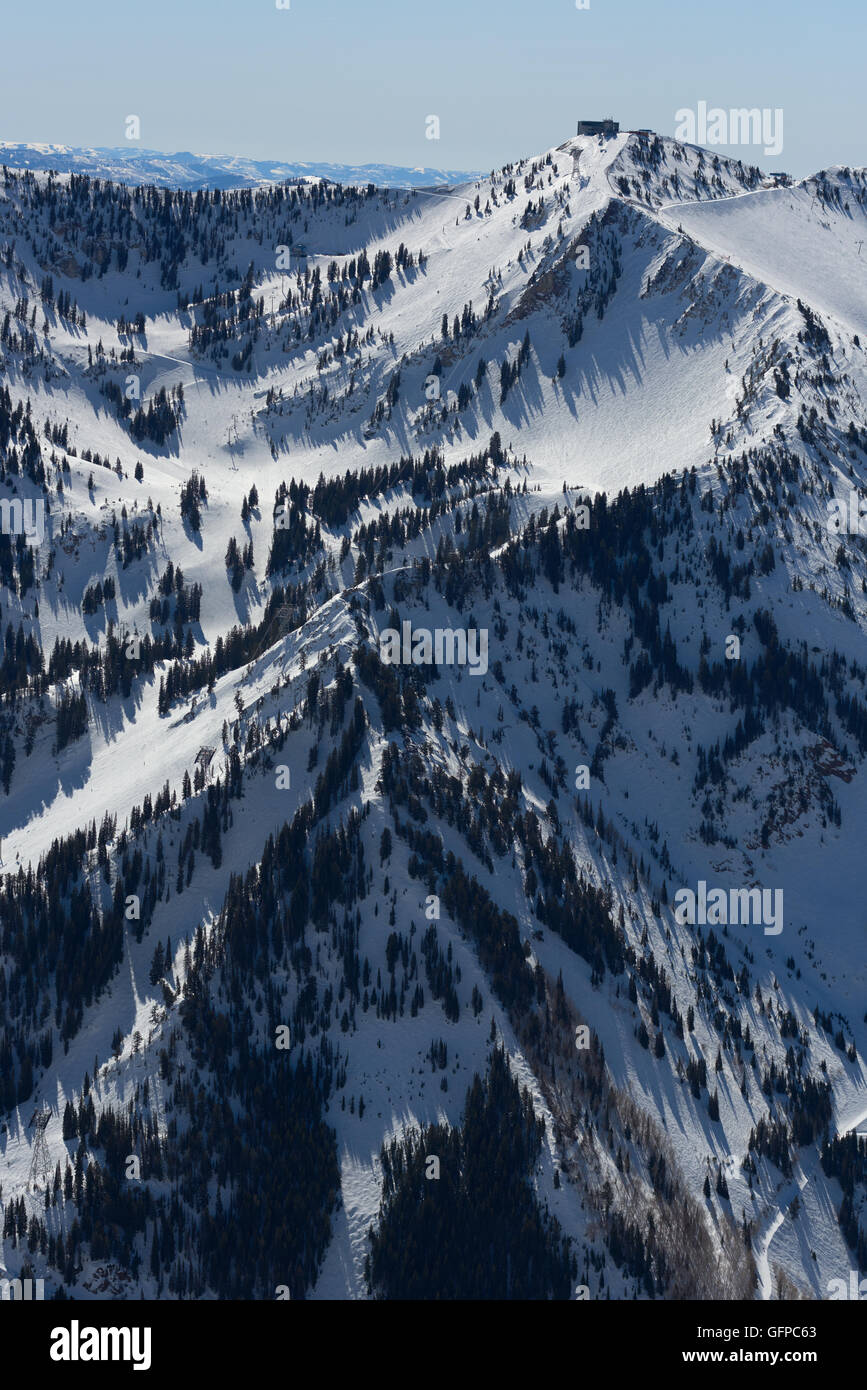 Mountainscape in Salt Lake City, USA Stock Photo