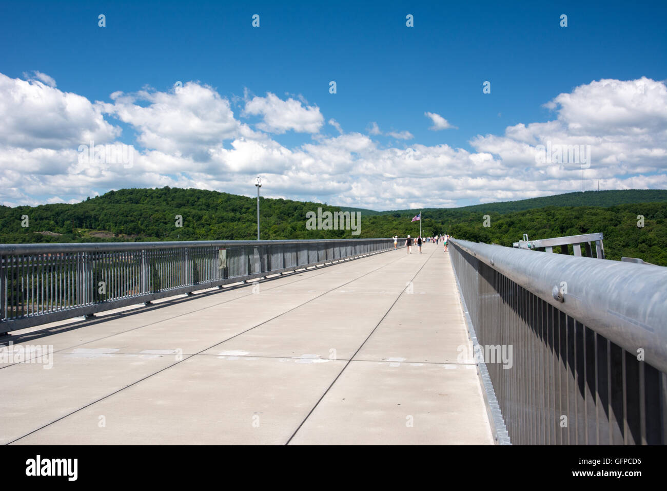 The Walkway over the Hudson is a steel cantilever bridge spanning the