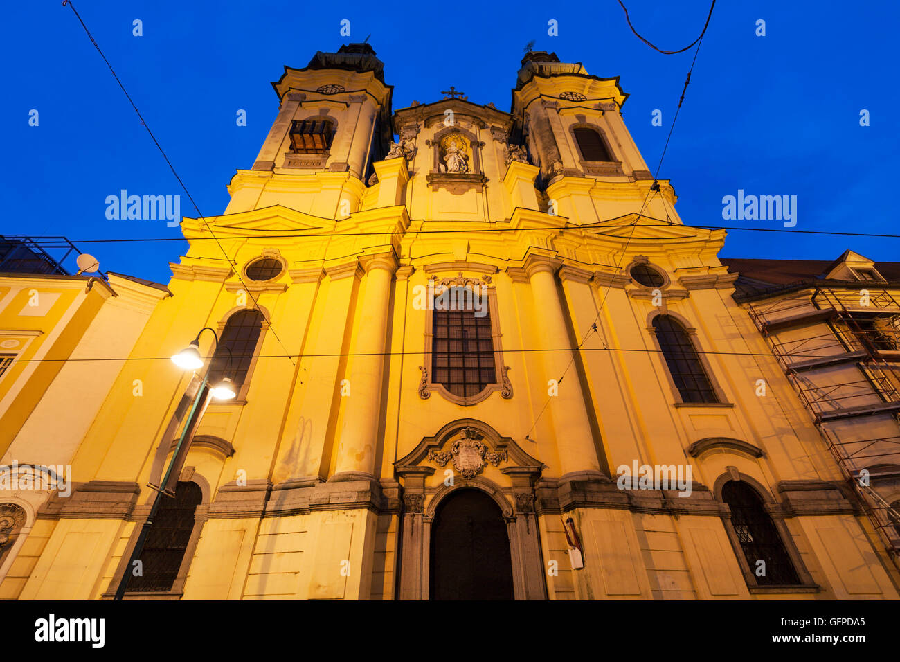 St. Michael Church in Linz. Linz, Upper Austria, Austria Stock Photo ...