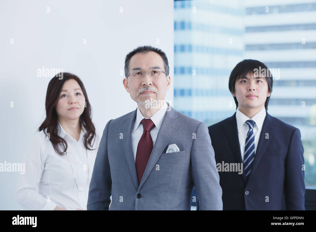 Japanese businesspeople Stock Photo
