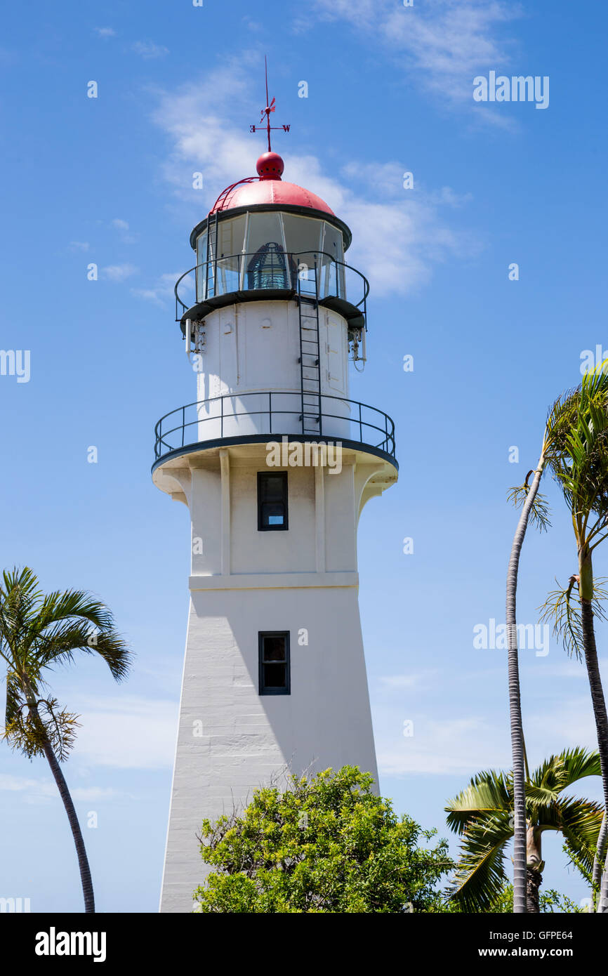 Diamond head lighthouse oahu hawaii hires stock photography and images