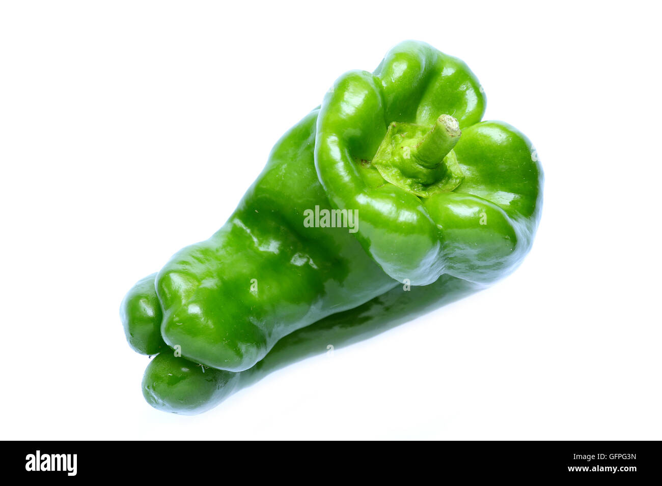 Japanese fresh green pepper isolated Stock Photo Alamy