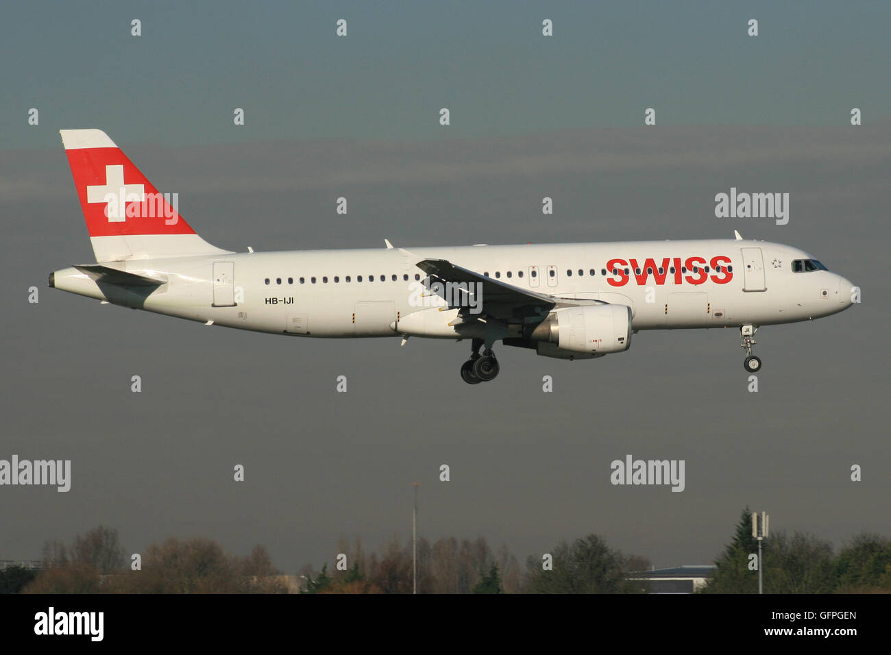 SWISS A320 Stock Photo