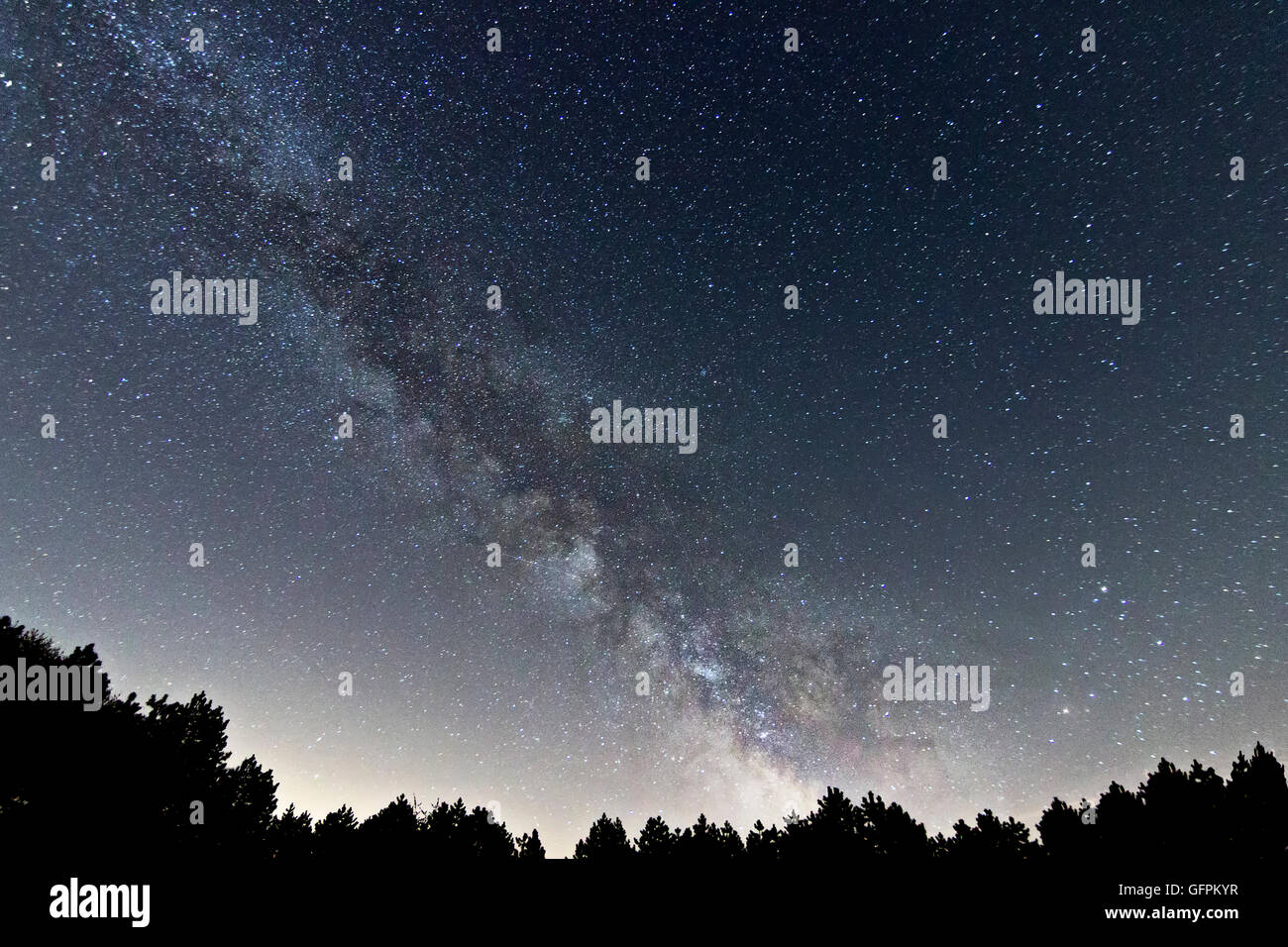 Milky Way galaxy beautiful night sky Stock Photo - Alamy