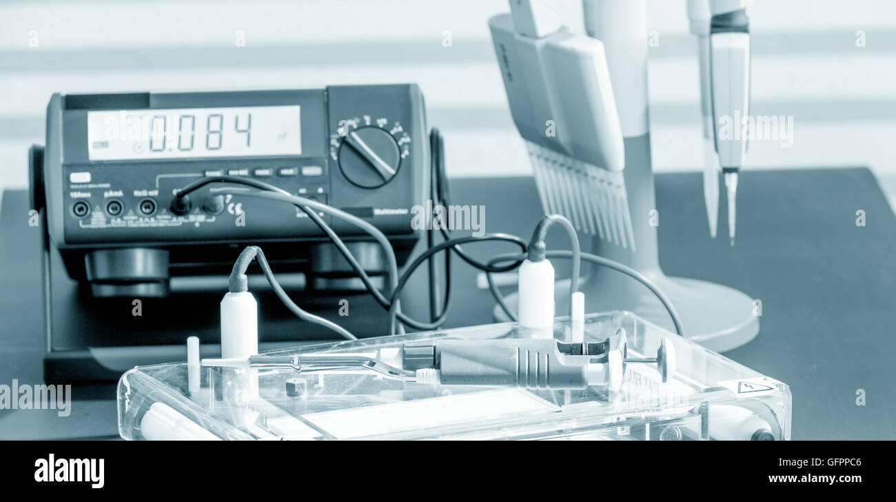 Physical chemistry laboratory equipment hires stock photography and