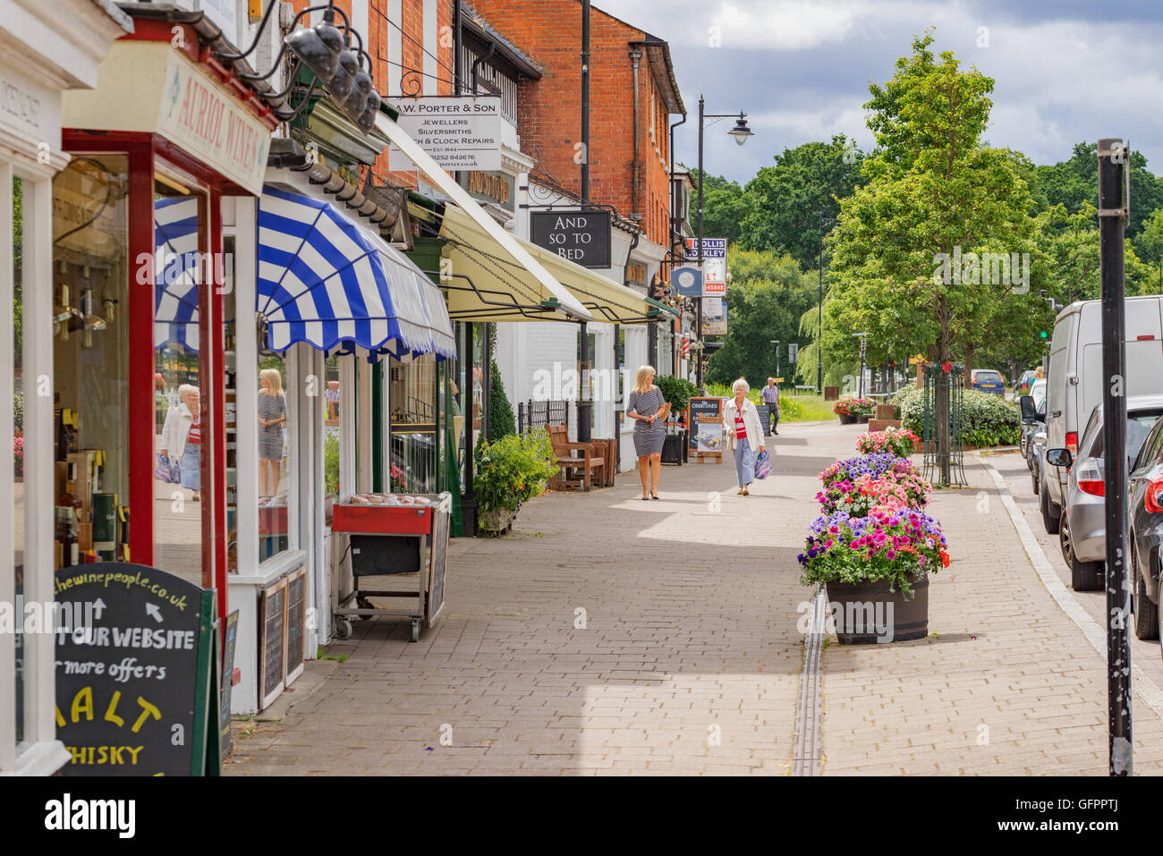Hartley Wintney in Hampshire on a summer's day Stock Photo Alamy
