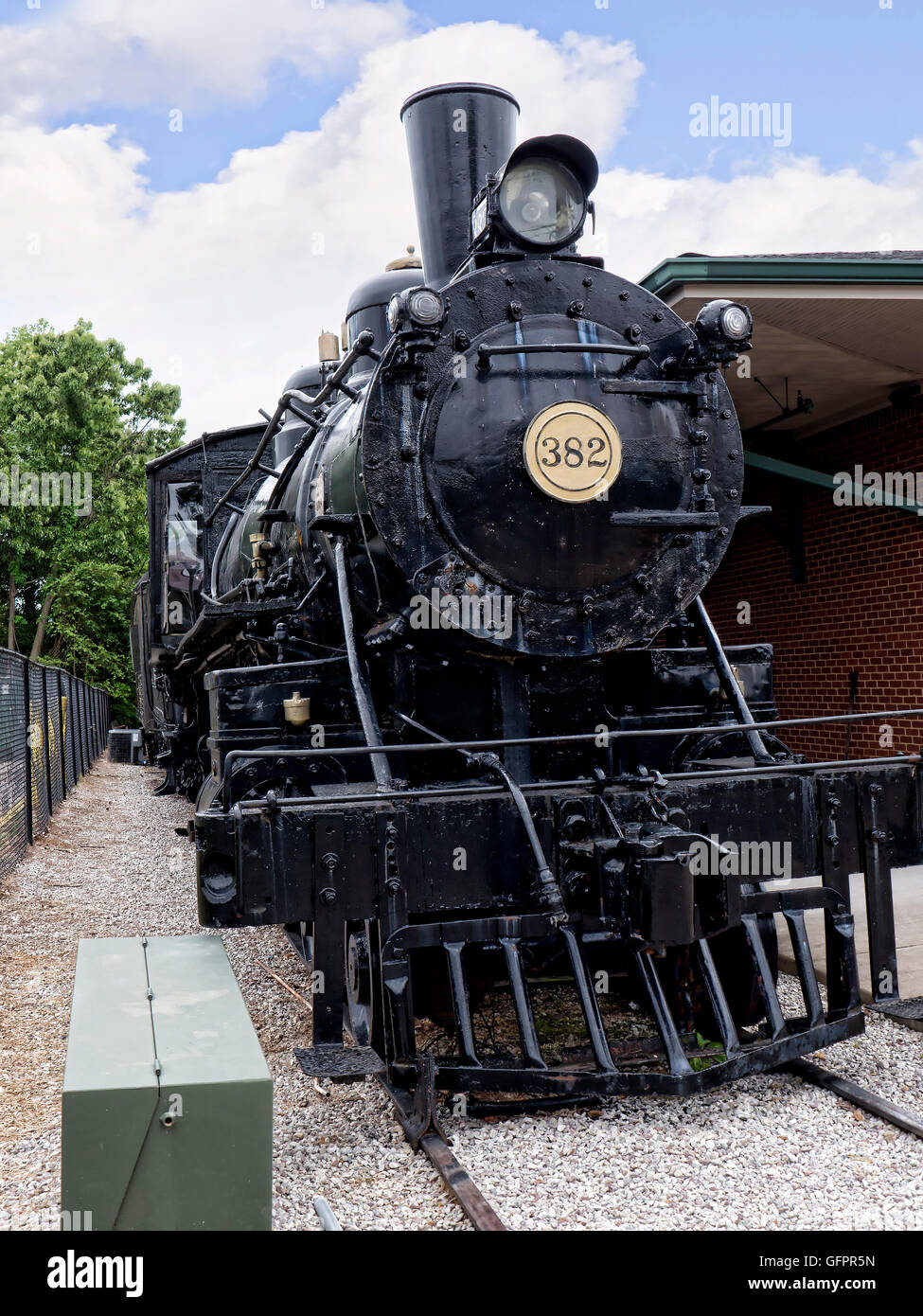 The Historic Casey Jones Home & Railroad Museum in Jackson, Tennessee Stock Photo