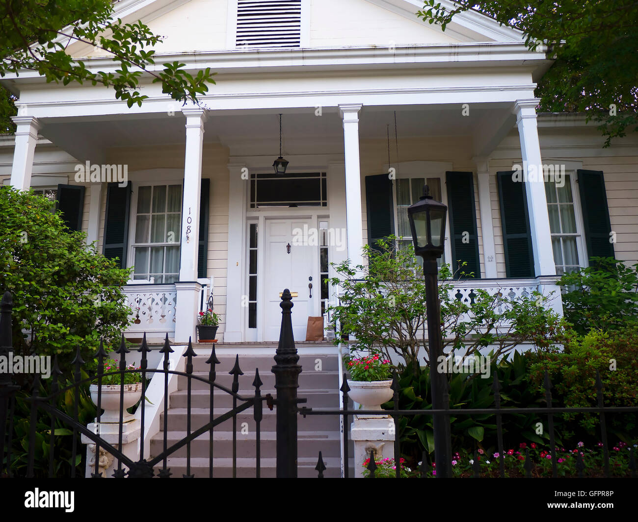 Beautiful Antebellum House in Natchez Mississippi in the USA. This is