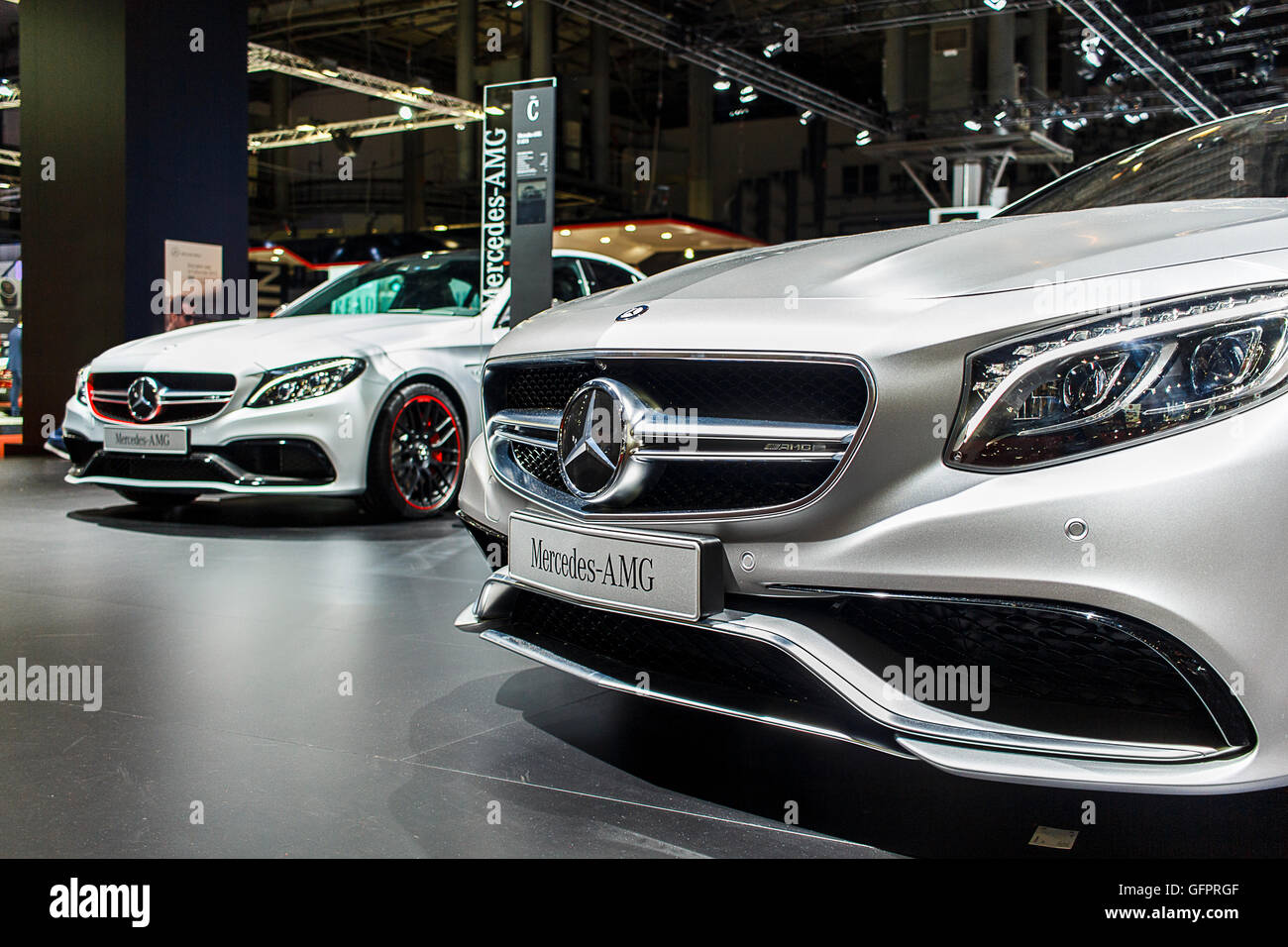 Barcelona Motorshow / Salo Internacional Automobil 2015 Stock Photo