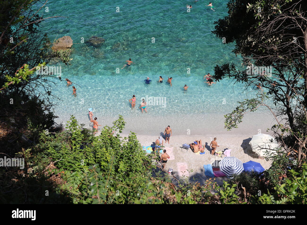 Mylopotamos Beach At Pelion Peninsula In Mainland Greece