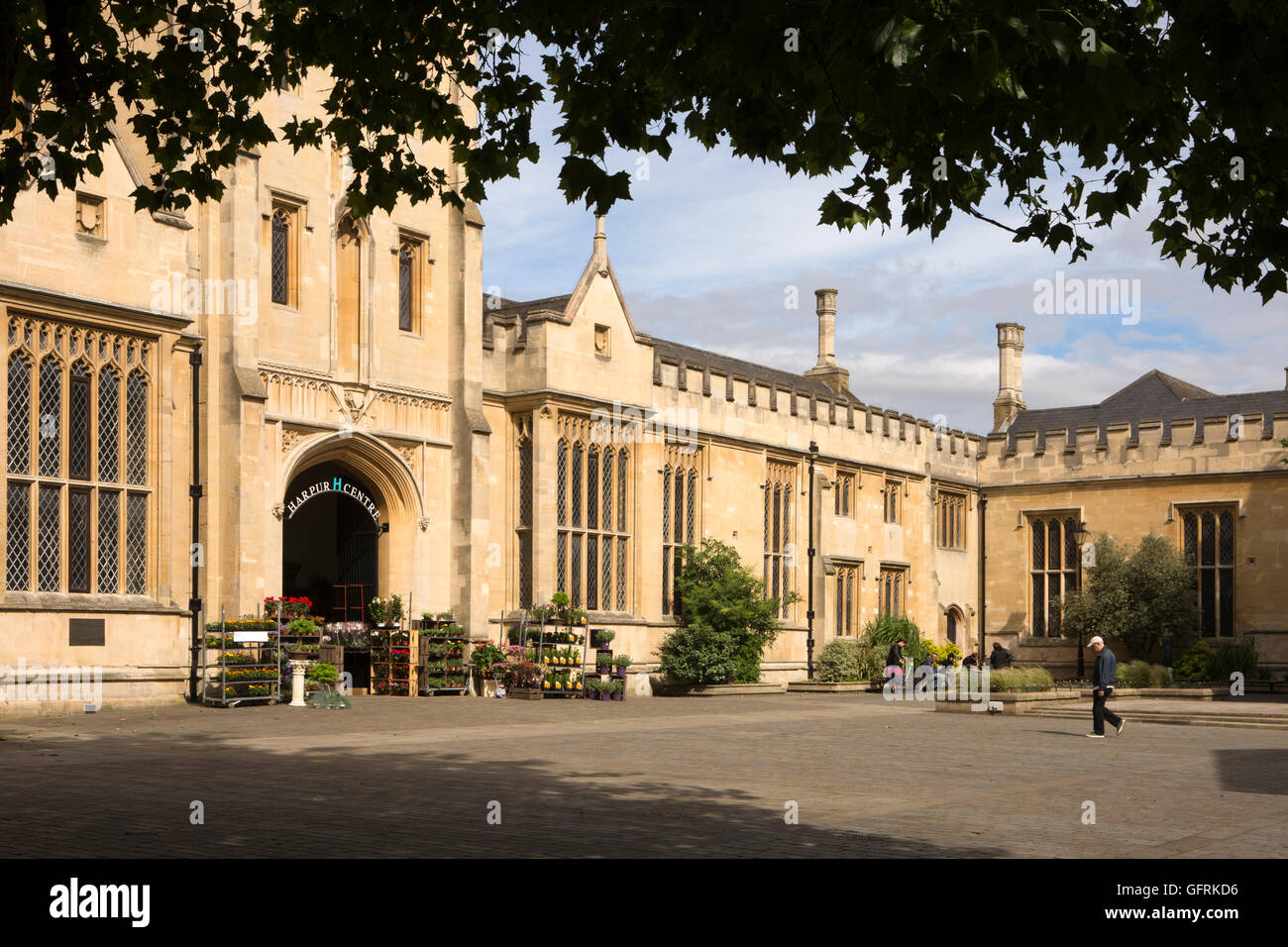 UK, England, Bedfordshire, Bedford, Harpur Centre, formerly Bedford Modern School, 1831 building by Edward Blore Stock Photo