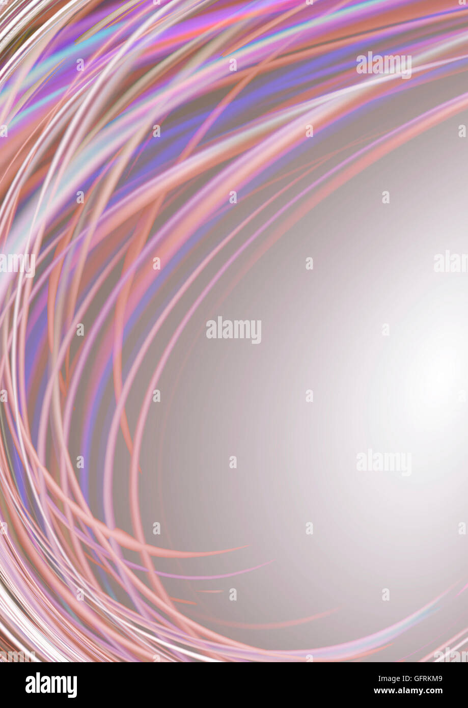 Beige glowing background covered colors twisted lines Stock Photo - Alamy