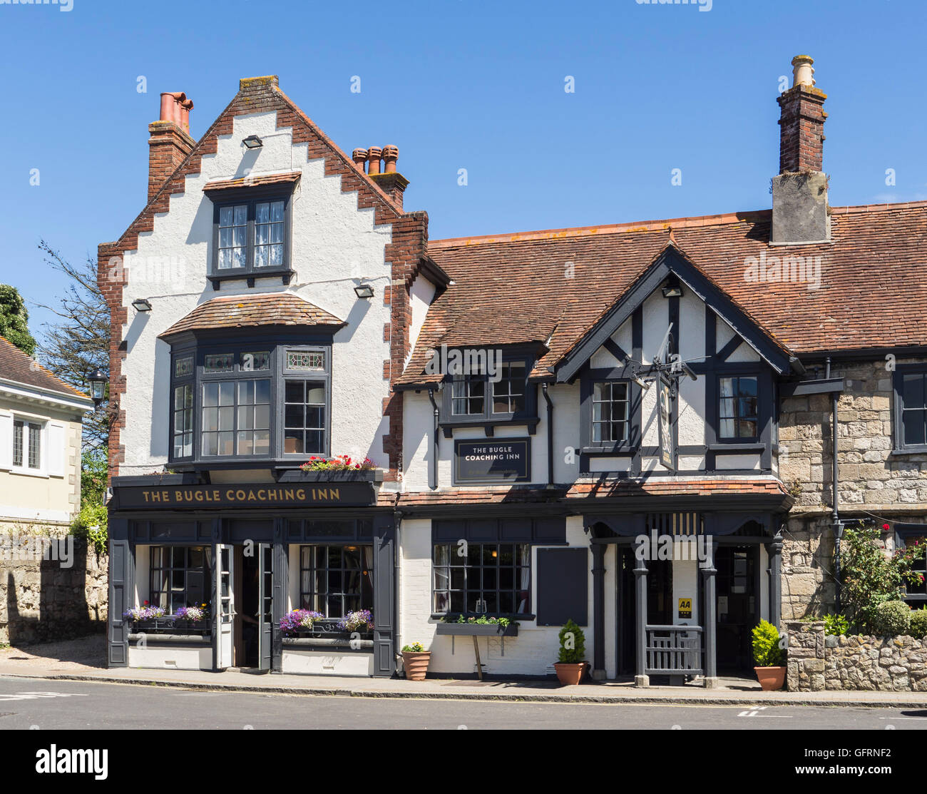 The Bugle Coaching Inn, Yarmouth High Street, Isle of Wight, England