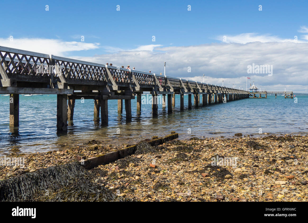 Yarmouth Pier, Isle of Wight, England, UK. Stock Photo