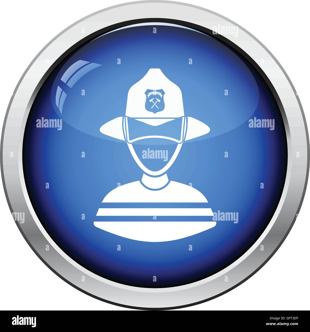 Costume uniform hat axe Stock Vector Images - Alamy