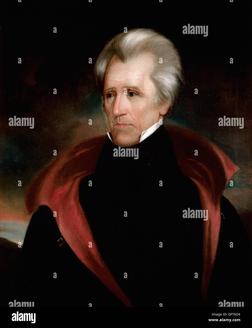 Ralph Eleaser Whiteside Earl - Andrew Jackson Stock Photo