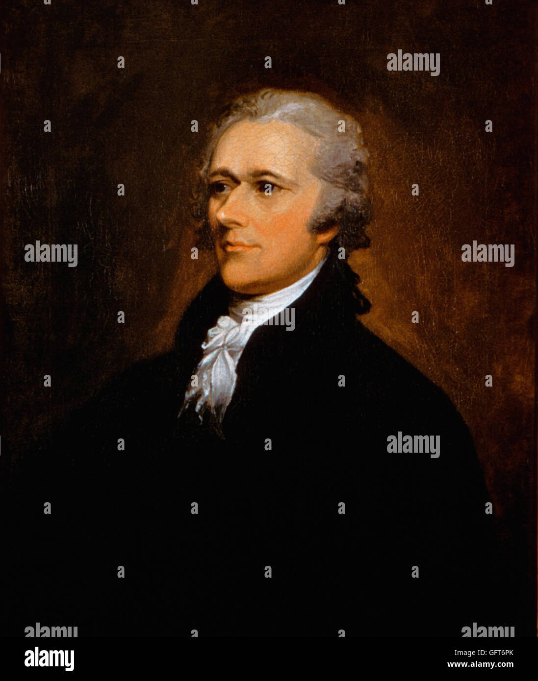 John Trumbull - Alexander Hamilton Stock Photo