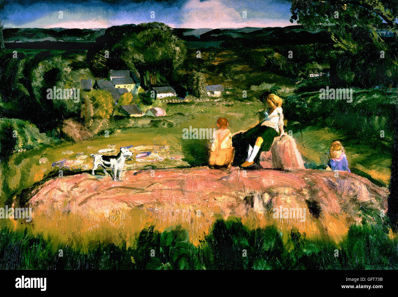 George Bellows - Three Children Stock Photo