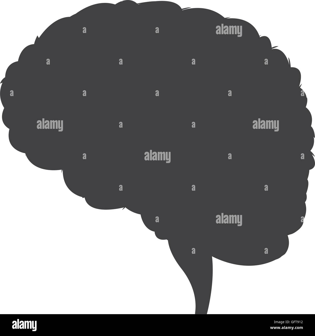 human brain icon Stock Vector Image & Art - Alamy